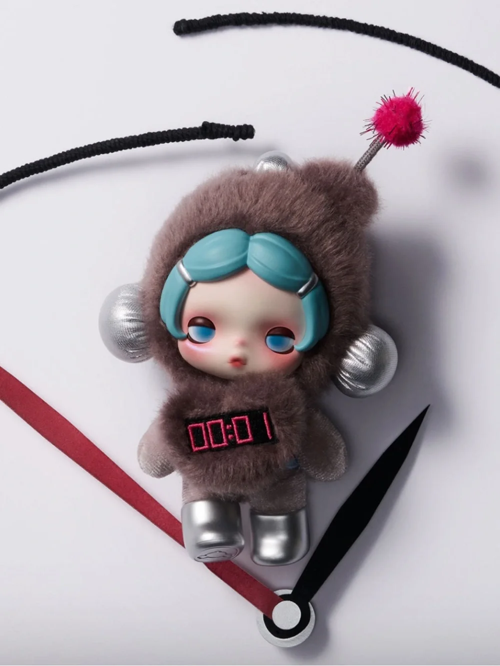POP MART SKULLPANDA Off Mode Series Plush Doll Pendant  Slow down Confirmed